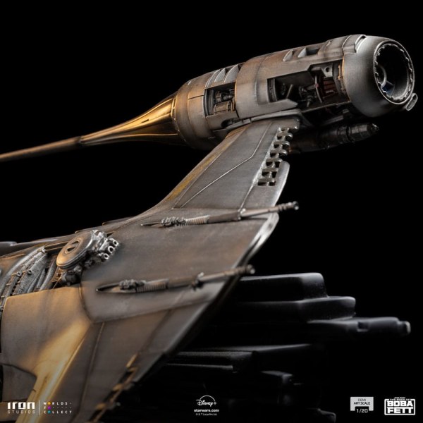 Mando's N-1 Starfighter Art Scale - The Book of Boba Fett