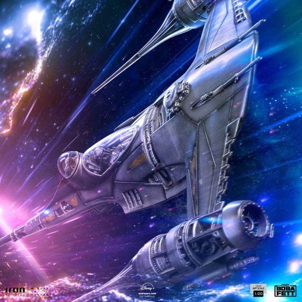 Mando's N-1 Starfighter Art Scale - The Book of Boba Fett