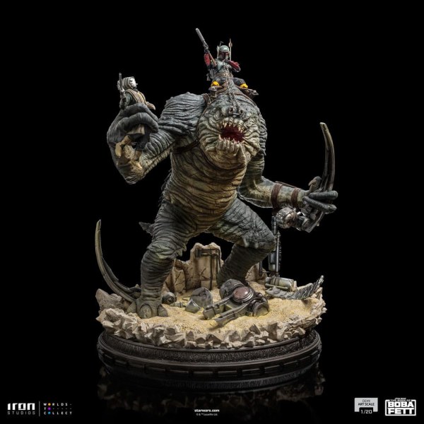 Boba Fett & Rancor Demi Art Scale - The Book of Boba Fett