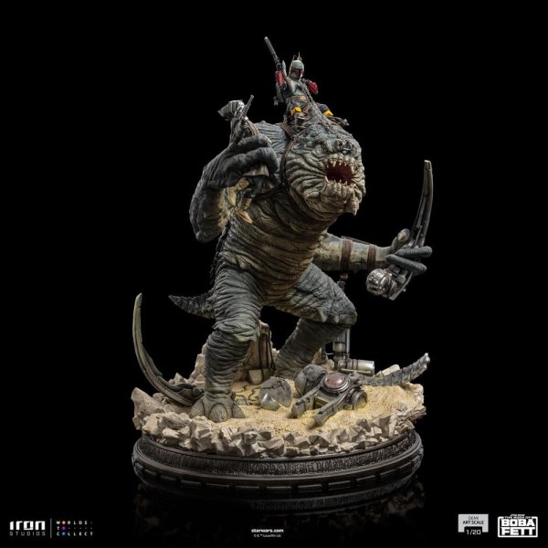 Boba Fett & Rancor Demi Art Scale - The Book of Boba Fett