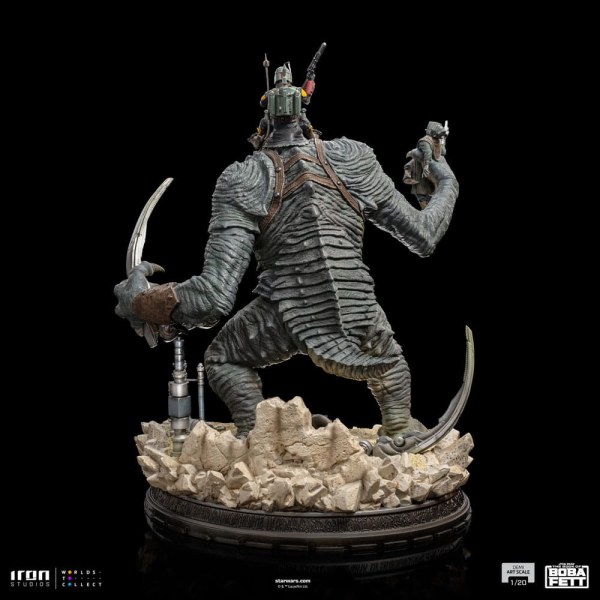 Boba Fett & Rancor Demi Art Scale - The Book of Boba Fett