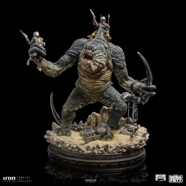 Boba Fett & Rancor Demi Art Scale - The Book of Boba Fett