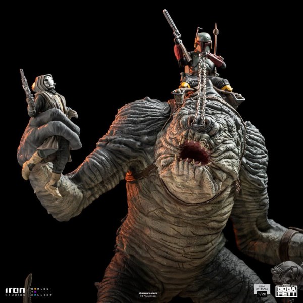 Boba Fett & Rancor Demi Art Scale - The Book of Boba Fett