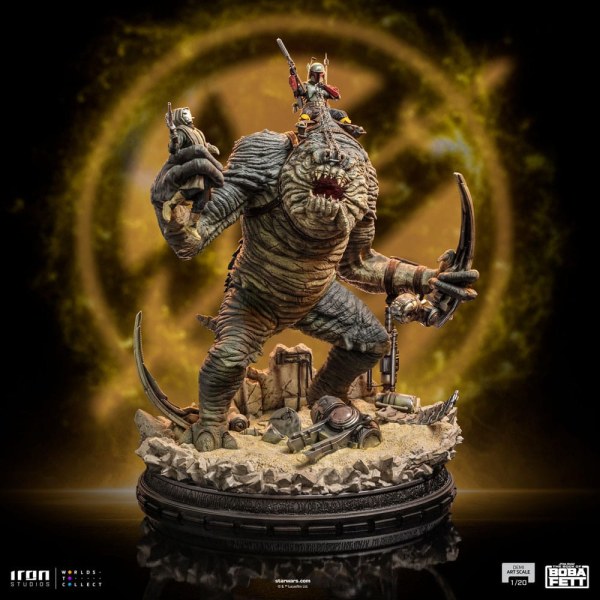 Boba Fett & Rancor Demi Art Scale - The Book of Boba Fett