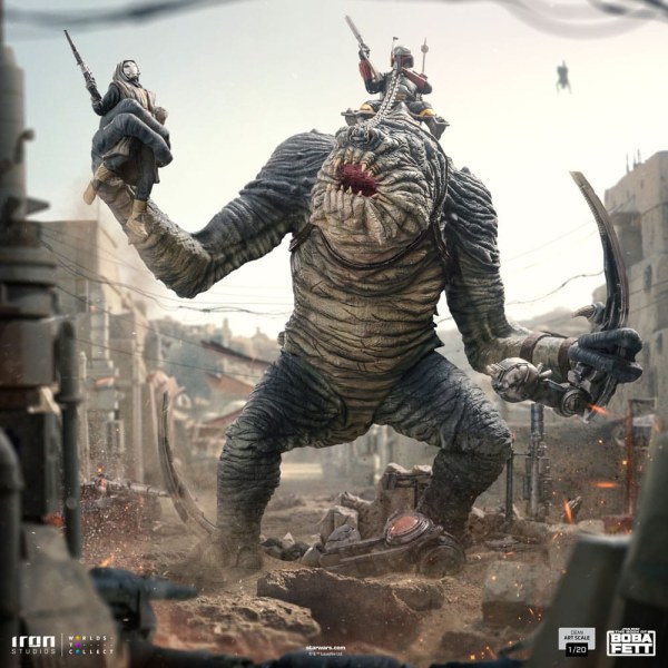 Boba Fett & Rancor Demi Art Scale - The Book of Boba Fett