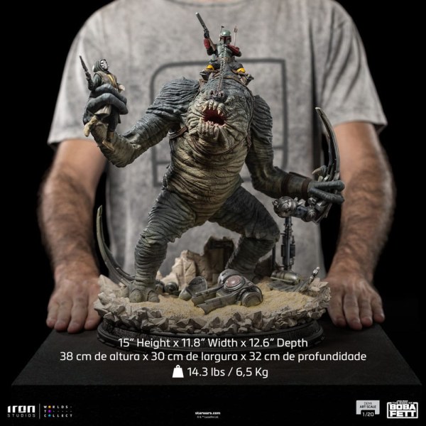 Boba Fett & Rancor Demi Art Scale - The Book of Boba Fett