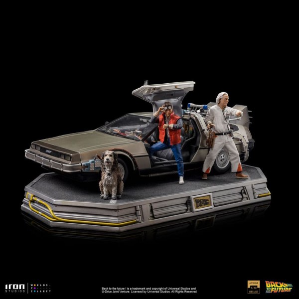 DeLorean Full Set Art Scale - Back to the Future