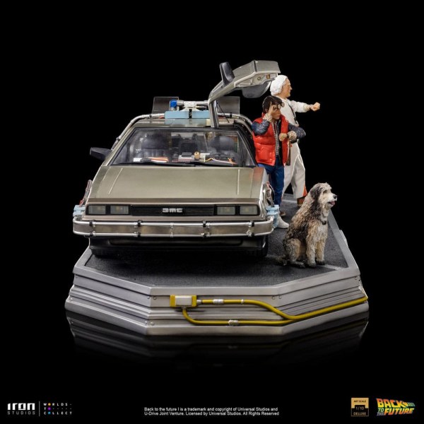 DeLorean Full Set Art Scale - Back to the Future