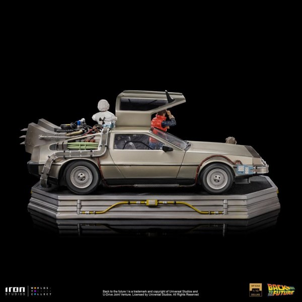 DeLorean Full Set Art Scale - Back to the Future
