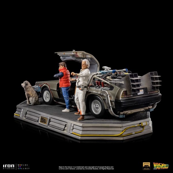 DeLorean Full Set Art Scale - Back to the Future
