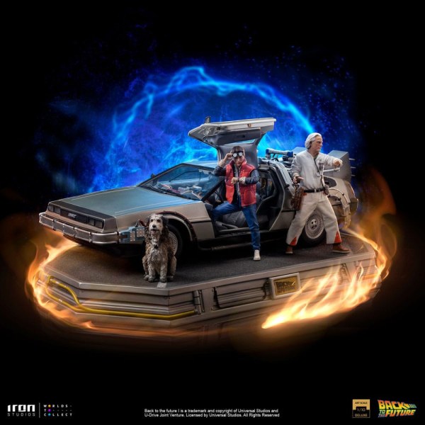 DeLorean Full Set Art Scale - Back to the Future