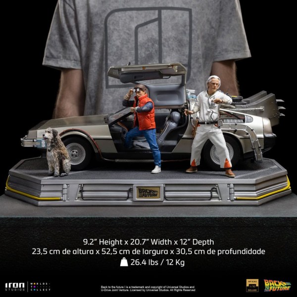 DeLorean Full Set Art Scale - Back to the Future