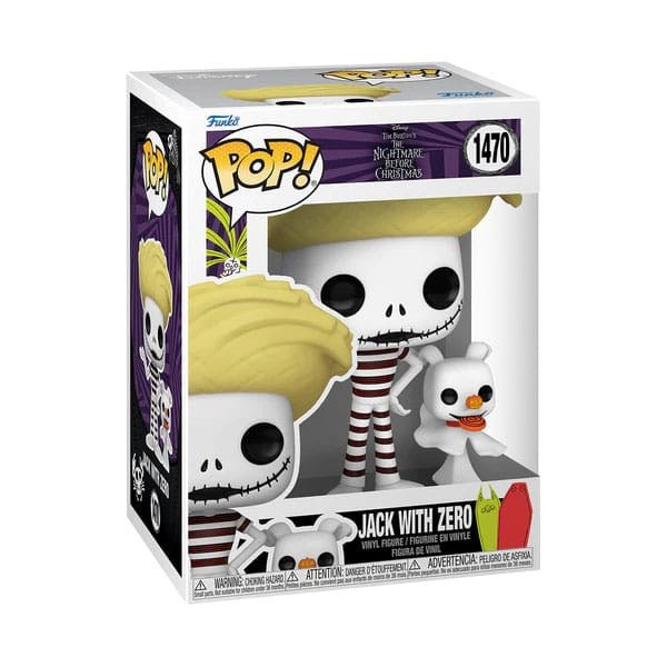 Funko Pop! 1470 - Jack With Zero Beach - Nightmare before Christmas