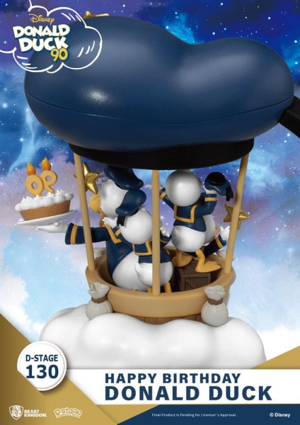 Diorama Donald Duck 90th-Happy Birthday - Disney D-Stage