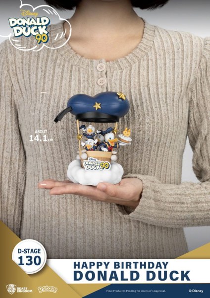 Diorama Donald Duck 90th-Happy Birthday - Disney D-Stage