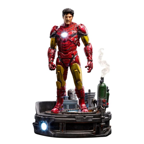 IRON MAN UNLEASHED ART SCALE DELUXE - MARVEL