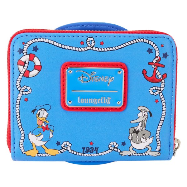 Donald Duck 90th Anniversary Lenticular Zip Around Wallet - DISNEY LOUNGEFLY
