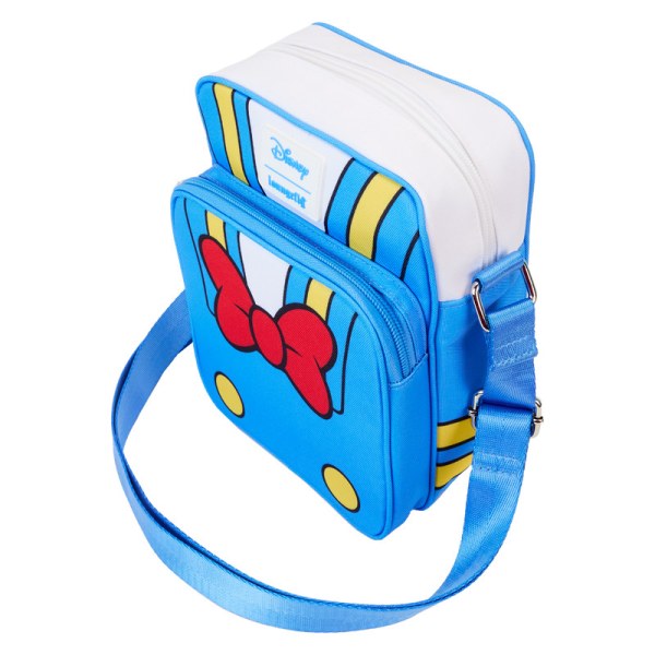 Donald Duck 90th Anniversary Cosplay Nylon Passport Crossbody Bag - DISNEY LOUNGEFLY