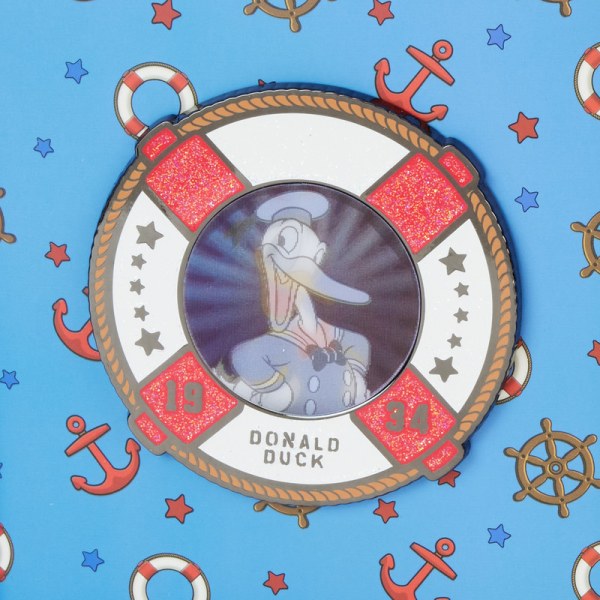 Donald Duck 90th Anniversary Lenticular 3 Collector Box Pin - DISNEY LOUNGEFLY