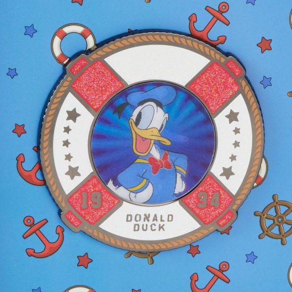 Donald Duck 90th Anniversary Lenticular 3 Collector Box Pin - DISNEY LOUNGEFLY