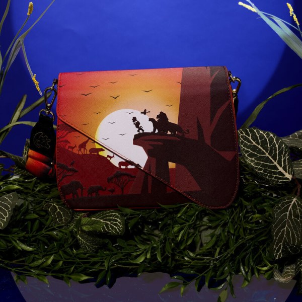 Pride Rock Silhouette Crossbody Bag The Lion King 30th Anniversary - DISNEY LOUNGEFLY