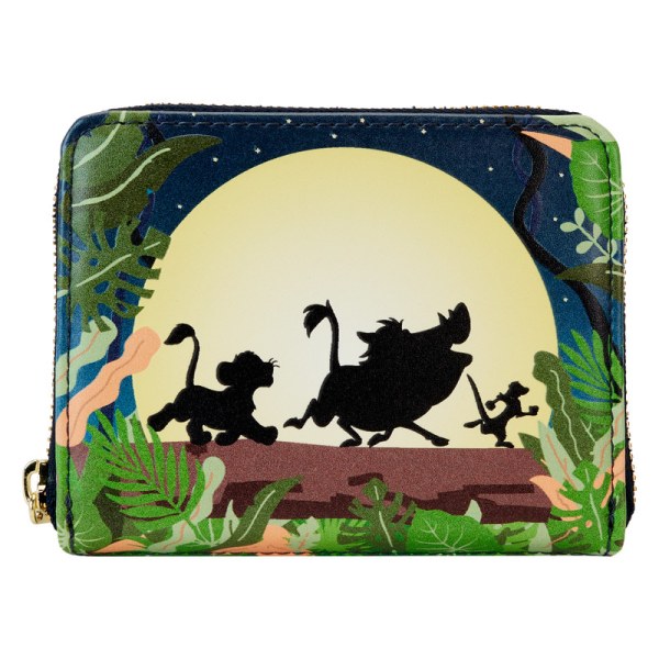 Hakuna Matata Silhouette Zip Around Wallet The Lion King 30th Anniversary - DISNEY LOUNGEFLY