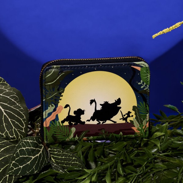 Hakuna Matata Silhouette Zip Around Wallet The Lion King 30th Anniversary - DISNEY LOUNGEFLY