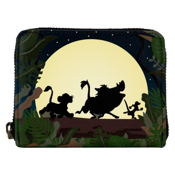 Hakuna Matata Silhouette Zip Around Wallet The Lion King 30th Anniversary - DISNEY LOUNGEFLY