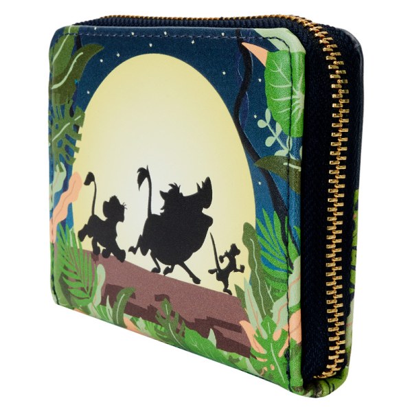 Hakuna Matata Silhouette Zip Around Wallet The Lion King 30th Anniversary - DISNEY LOUNGEFLY