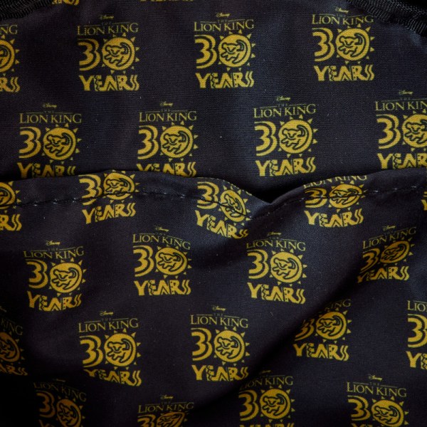 The Lion King 30th Anniversary Silhouette All-Over Print Canvas Square Mini Backpack - DISNEY LOUNGEFLY