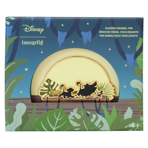 Hakuna Matata Silhouette Collector Box Sliding Pin The Lion King 30th Anniversary - DISNEY LOUNGEFLY