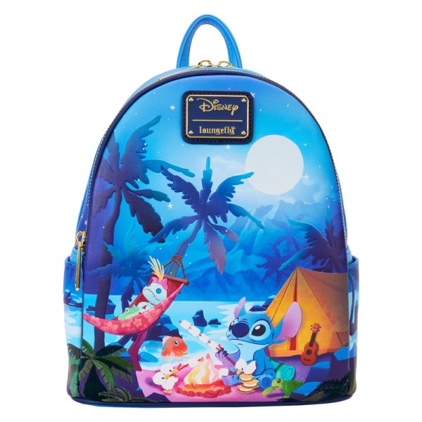 Stitch Camping Cuties Glow Mini Backpack - DISNEY LOUNGEFLY