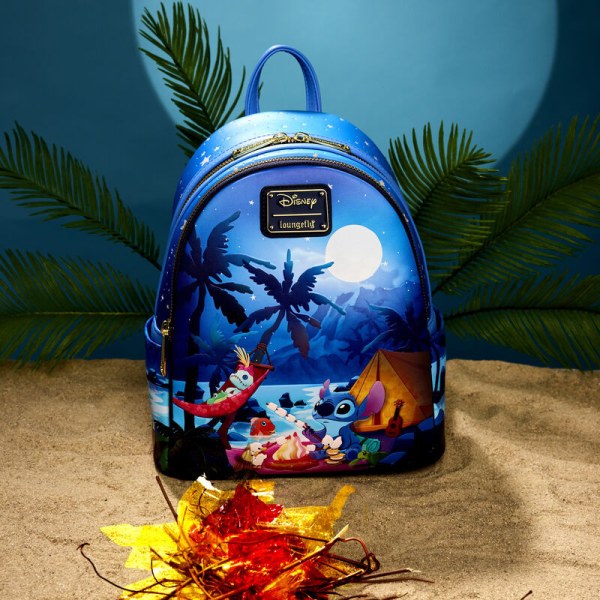 Stitch Camping Cuties Glow Mini Backpack - DISNEY LOUNGEFLY