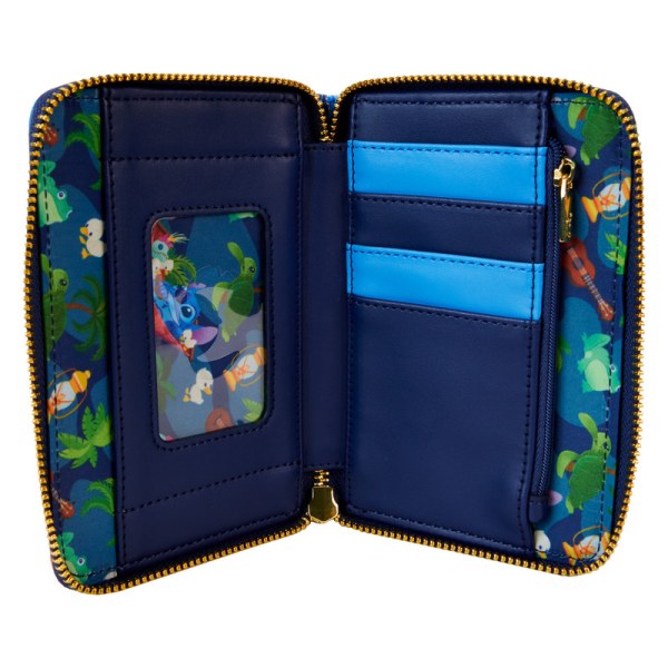 Stitch Camping Cuties Zip Around Wallet - DISNEY LOUNGEFLY