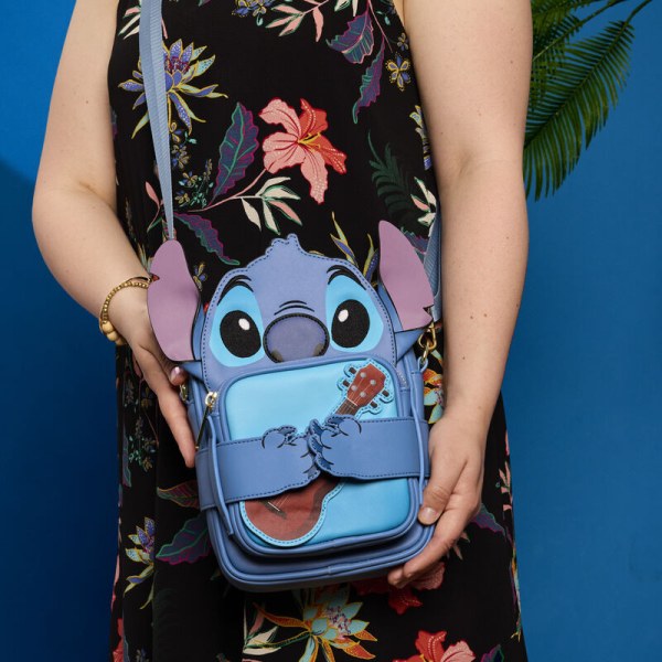 Stitch Camping Cuties Crossbuddies® Cosplay Crossbody Bag with Coin Bag - DISNEY LOUNGEFLY