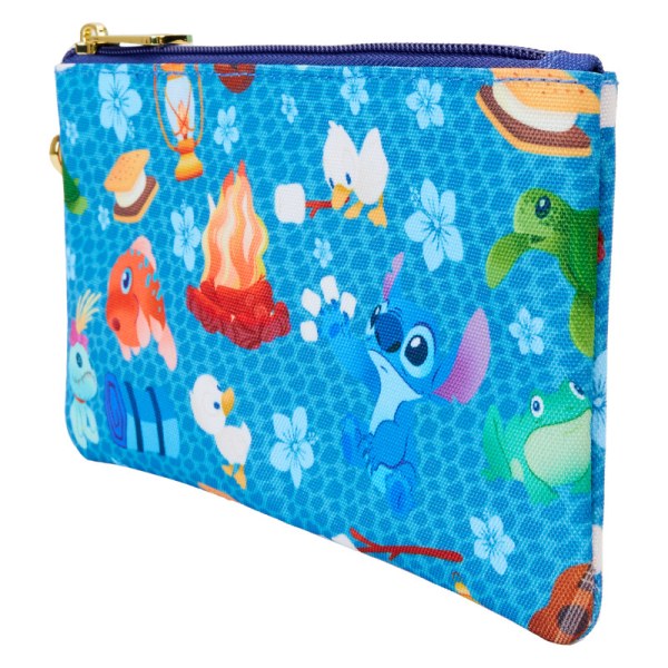 Stitch Camping Cuties Print Nylon Pouch - DISNEY LOUNGEFLY