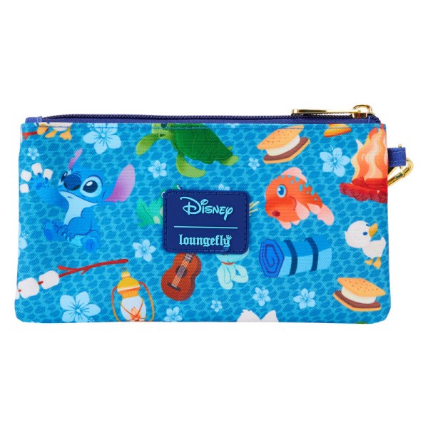Stitch Camping Cuties Print Nylon Pouch - DISNEY LOUNGEFLY