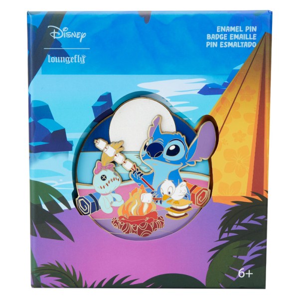 Stitch Camping Cuties Pin collector box - DISNEY LOUNGEFLY