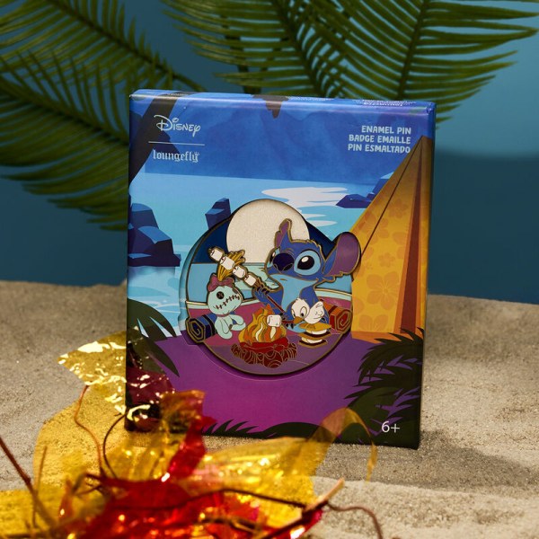 Stitch Camping Cuties Pin collector box - DISNEY LOUNGEFLY