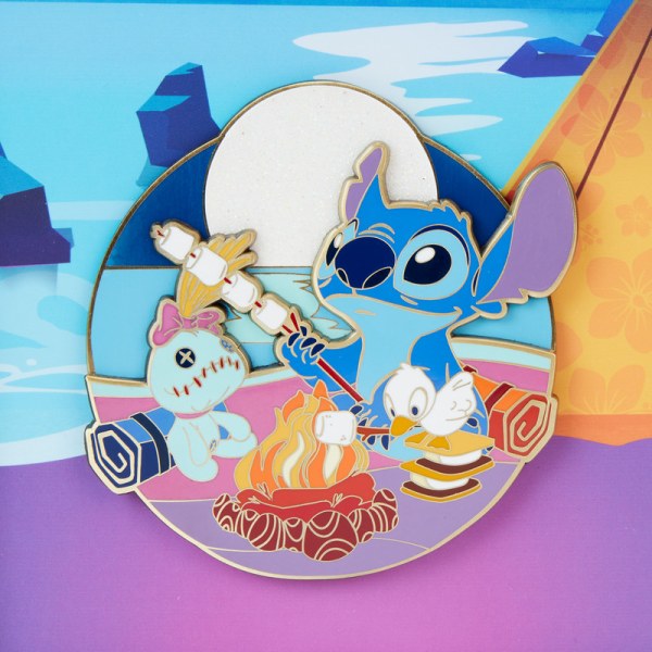 Stitch Camping Cuties Pin collector box - DISNEY LOUNGEFLY