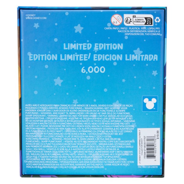 Stitch Camping Cuties Pin collector box - DISNEY LOUNGEFLY
