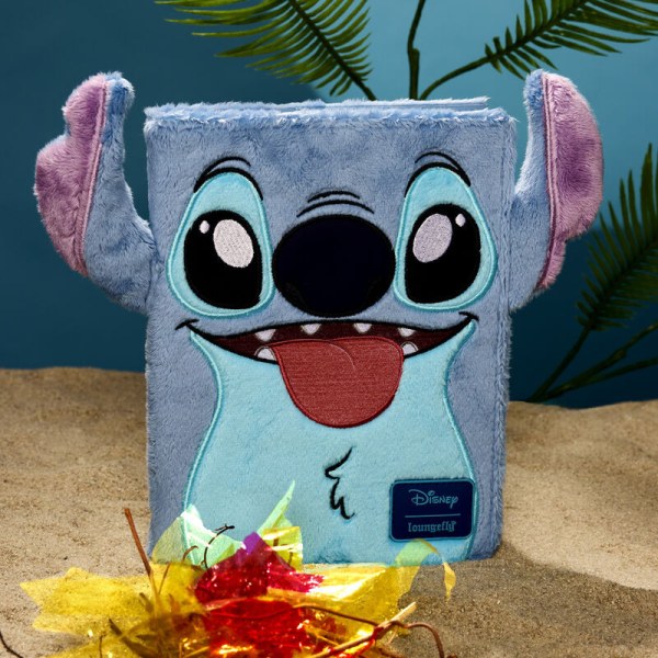 Stitch Plush Cosplay Refillable Stationery Journal - DISNEY LOUNGEFLY