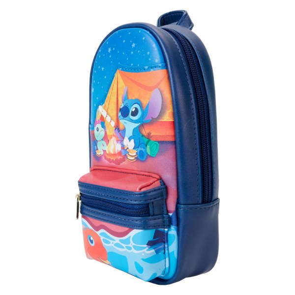 Stitch Camping Cuties Mini Backpack Pencil Case - DISNEY LOUNGEFLY