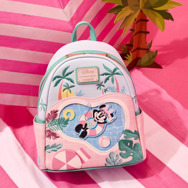 Minnie Mouse Vacation Style Poolside Mini Backpack - DISNEY LOUNGEFLY