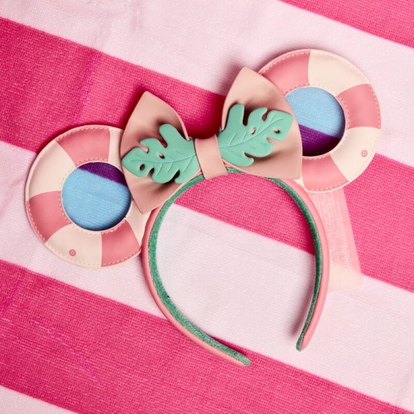 Minnie Mouse Vacation Style Poolside Ear Headband - DISNEY LOUNGEFLY