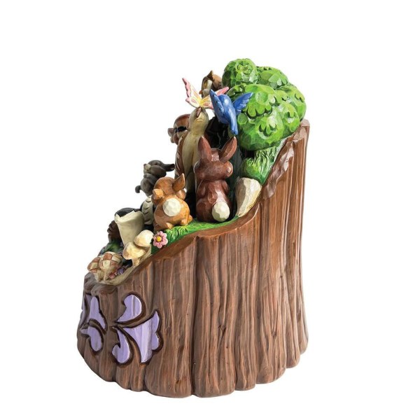 CARVED BY HEART BAMBI [SIGNED BY JIM SHORE] - DISNEY TRADITIONS