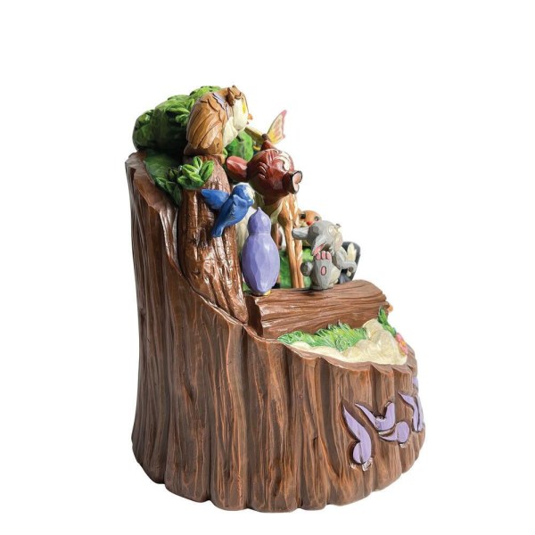 CARVED BY HEART BAMBI [SIGNED BY JIM SHORE] - DISNEY TRADITIONS