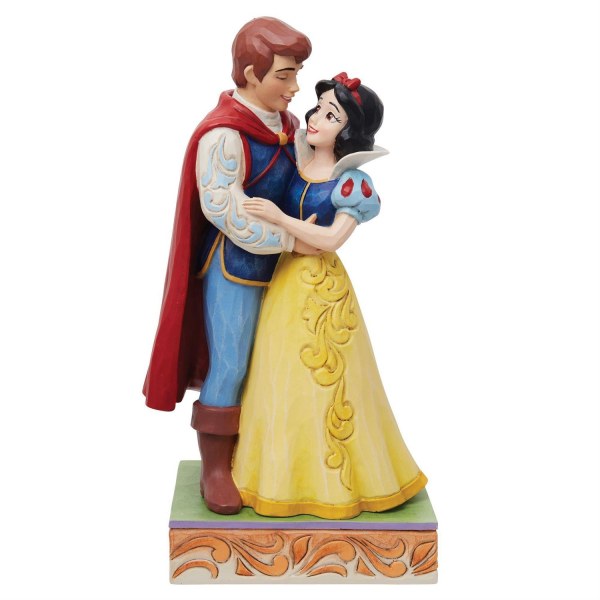 SNOW WHITE & PRINCE [SIGNED BY JIM SHORE] - DISNEY TRADITIONS