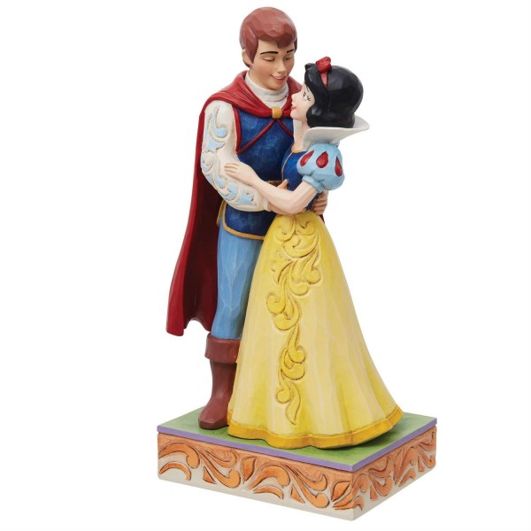SNOW WHITE & PRINCE [SIGNED BY JIM SHORE] - DISNEY TRADITIONS