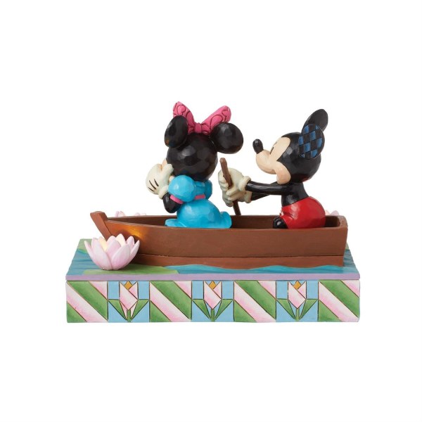 Mickey & Minnie LED Love Rowboat - Disney Traditions